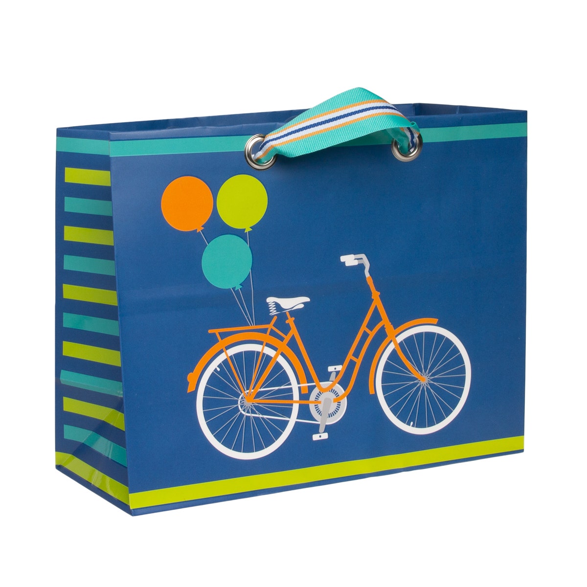 Hallmark 9 Medium Birthday Gift Bag with Tissue Paper (Blue Happy Birthday)