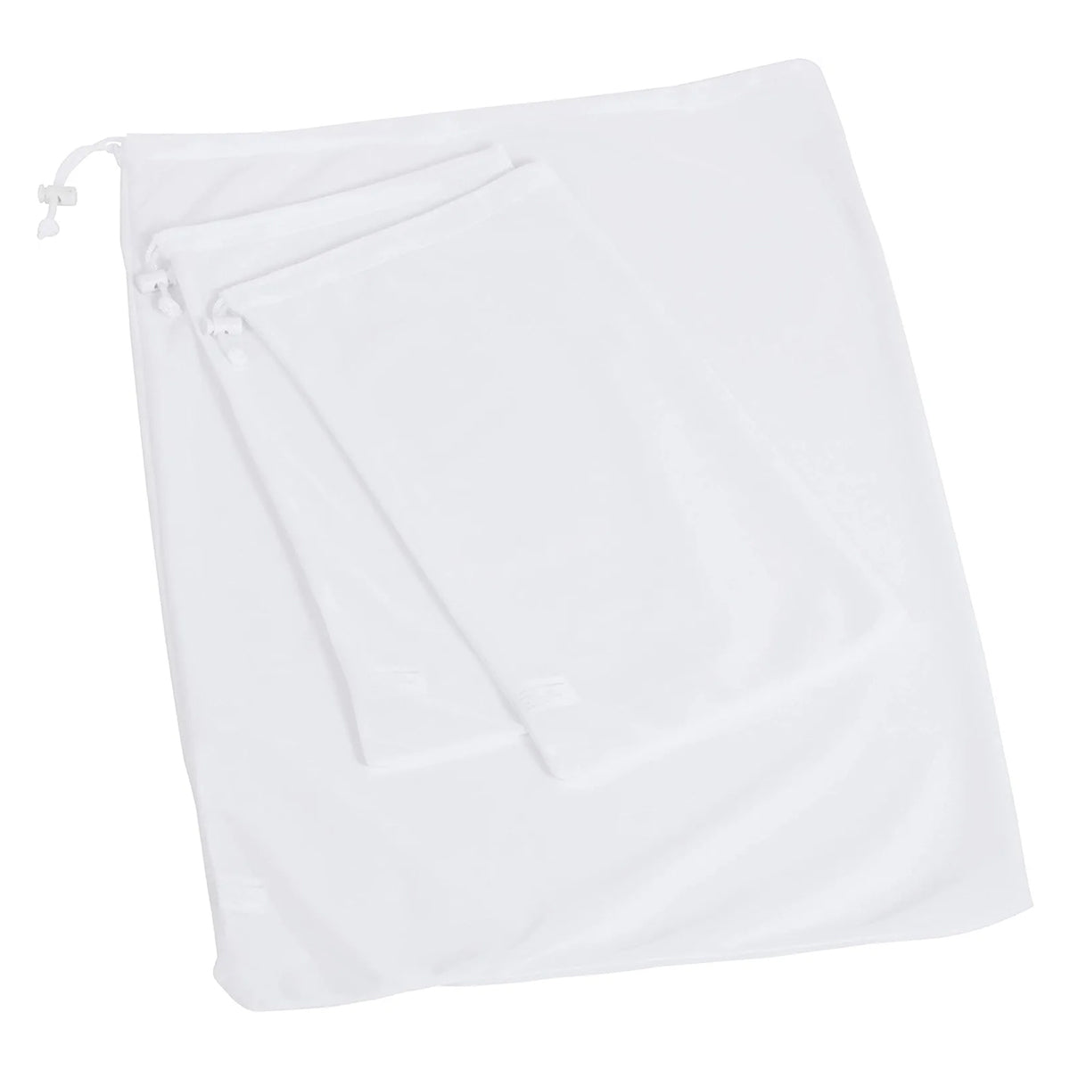 Mainstays Delicates White Polyester Mesh Bag with Zipper Closure, Size: 15  x 18