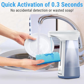 Automatic Touch-Free Soap Dispenser with Infrared Sensor – 12oz Capacity