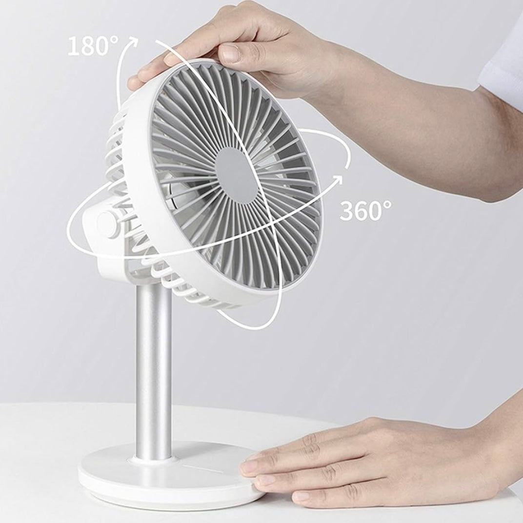 Husssh USB Rechargeable 10" Air Clip Fan - Full Charge Lasts 15 hours!