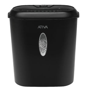 ATIVA Level 3 Cross-Cut 8 Sheet Shredder - Credits Cards, Staples & Paper Clips Too