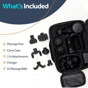 17 Attachment Chirogun Portable Massage Gun - 2500mah