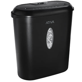 ATIVA Level 3 Cross-Cut 8 Sheet Shredder - Credits Cards, Staples & Paper Clips Too