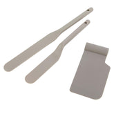 Curtis Stone 3pc Nylon Spatulas & Silicone Scraper Set