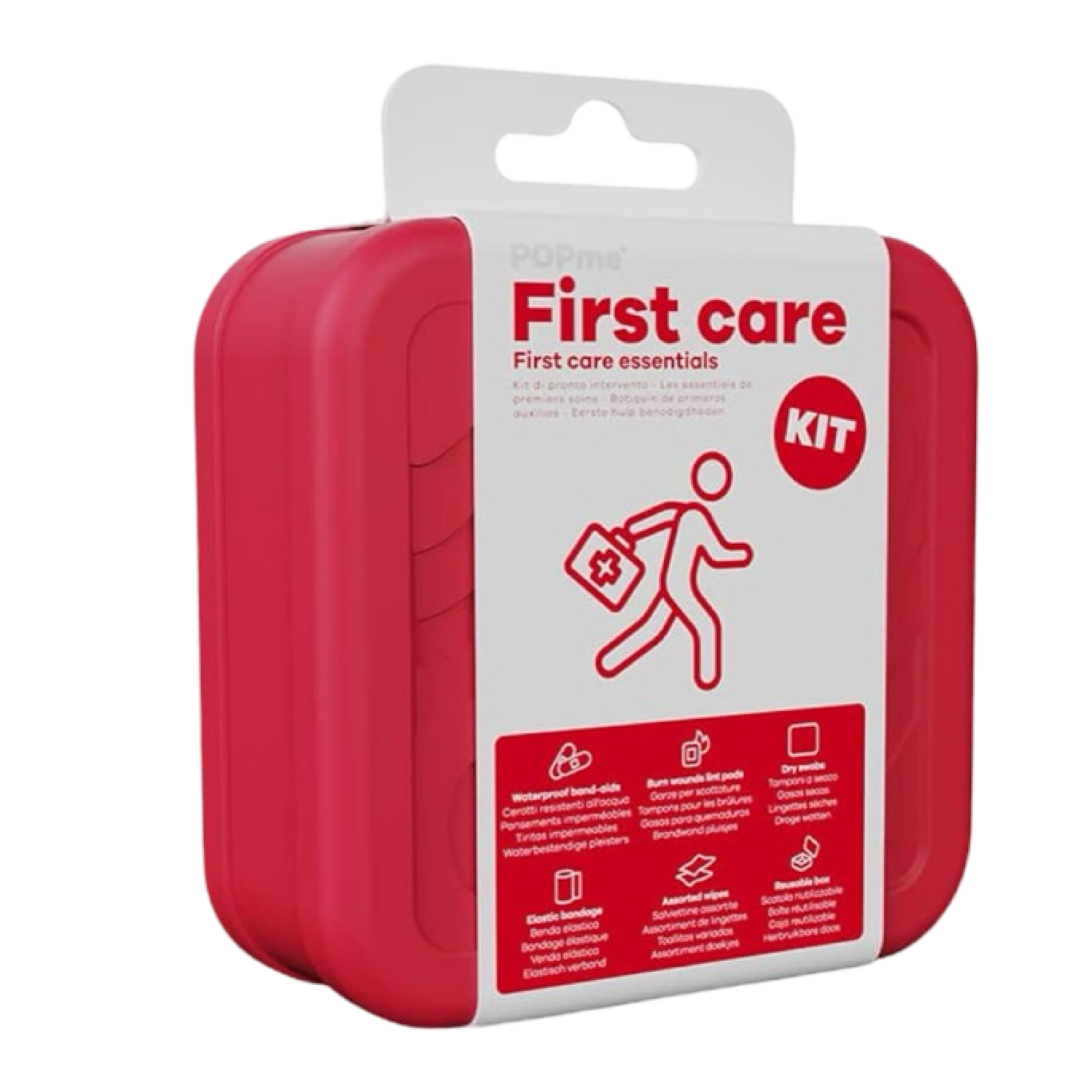 23pc POPme First Care First Aid Kit - Great For Car, Backpack & Travel!