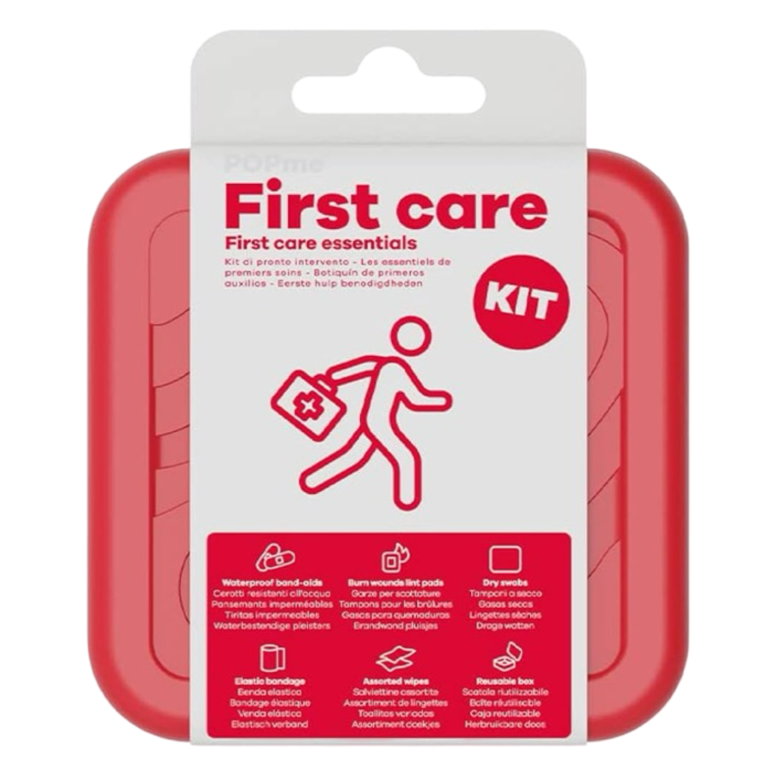 23pc POPme First Care First Aid Kit - Great For Car, Backpack & Travel!