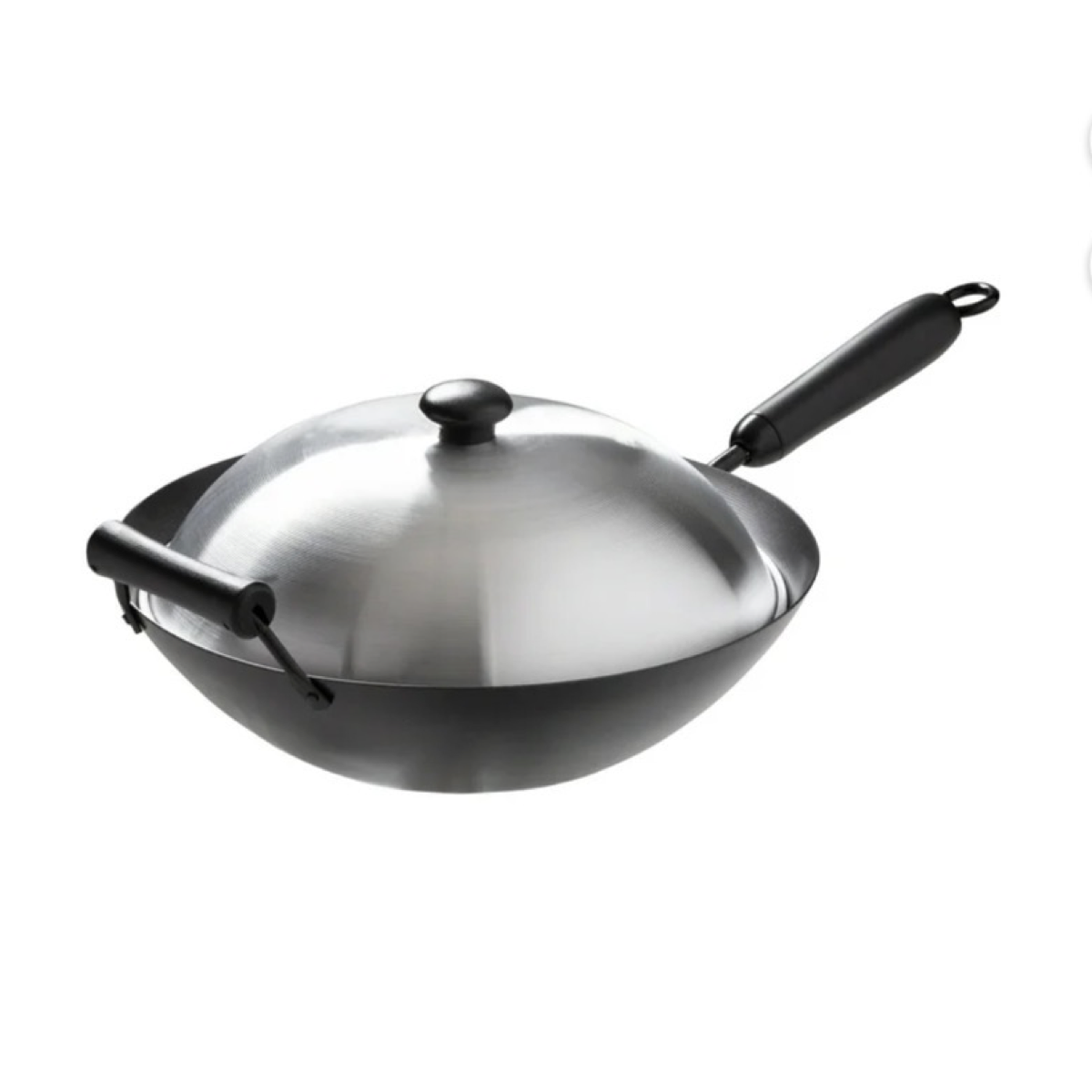 14" Joyce Chen Non-Stick 4pc Carbon Steel Wok Set - w/Lid