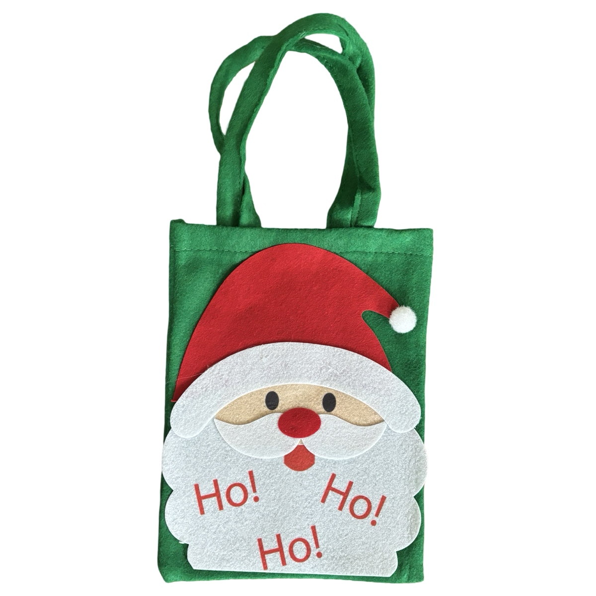 4pk 10" Cute Felt Holiday Gift Bags w/Handle - Great For Party Favors!