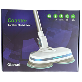 Gladwell Coaster Cordless Electric Mop - Rechargeable, Mop and Wax!