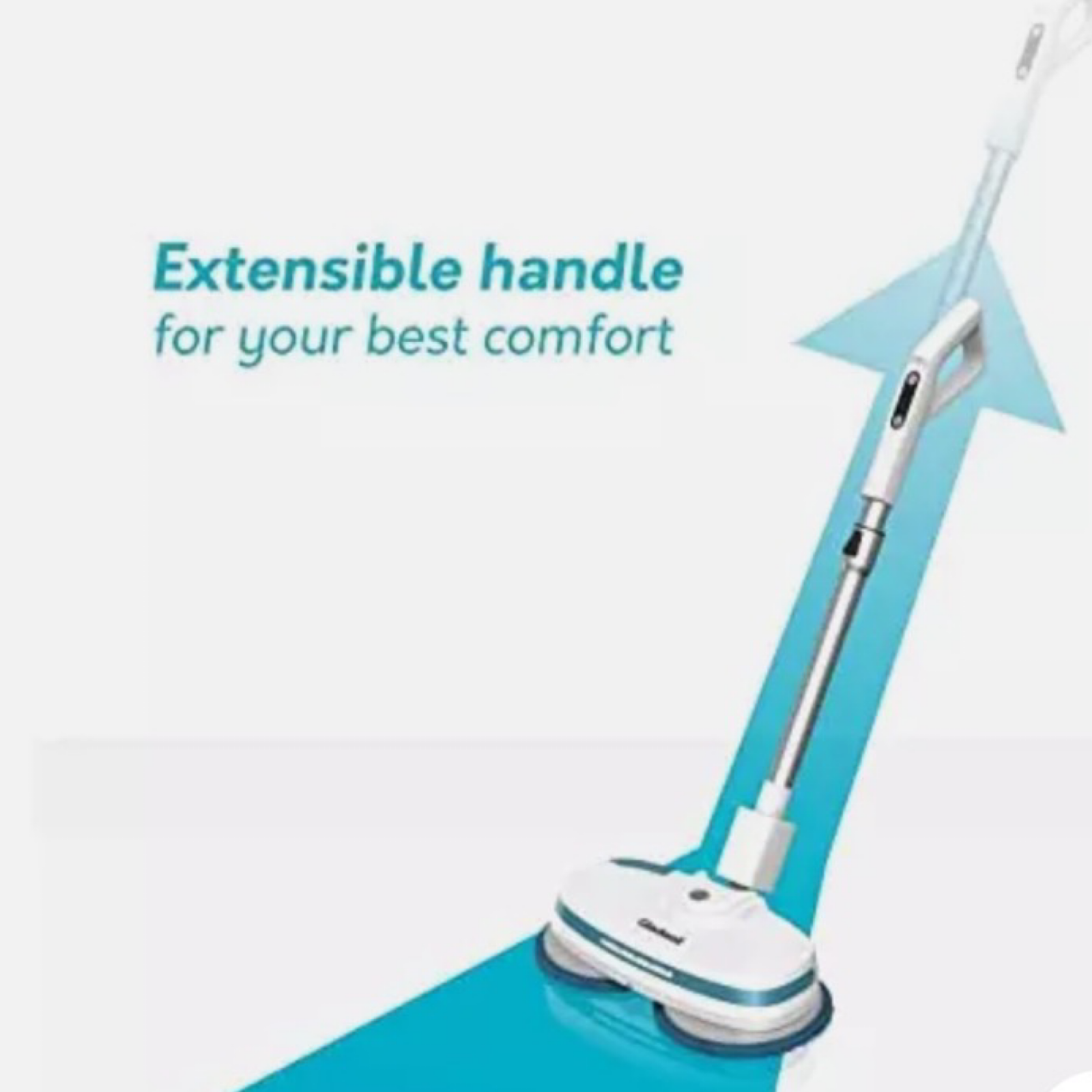 Gladwell Coaster Cordless Electric Mop - Rechargeable, Mop and Wax!