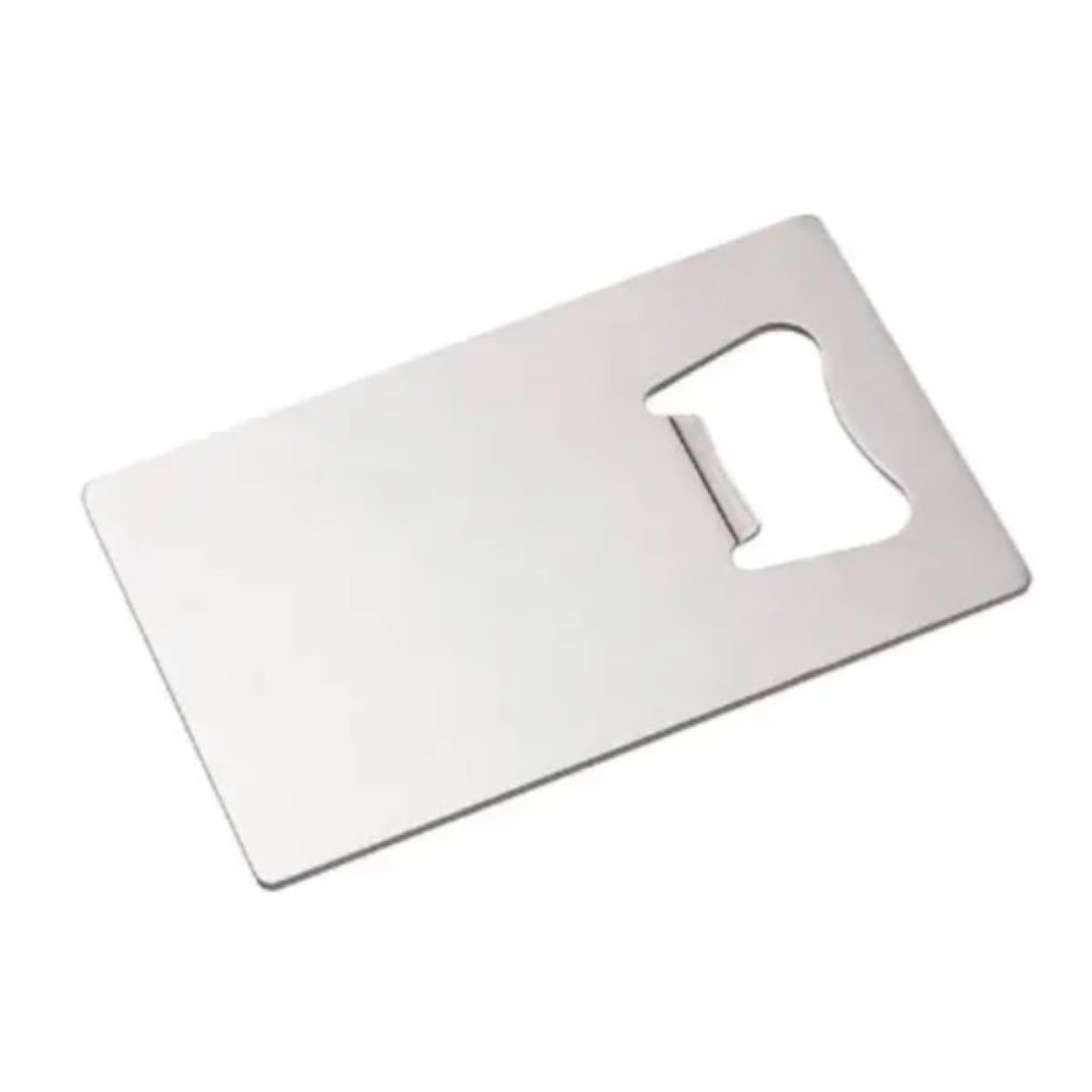 Stainless Steel Credit Card Size Bottle Opener- Perfect For Wallet