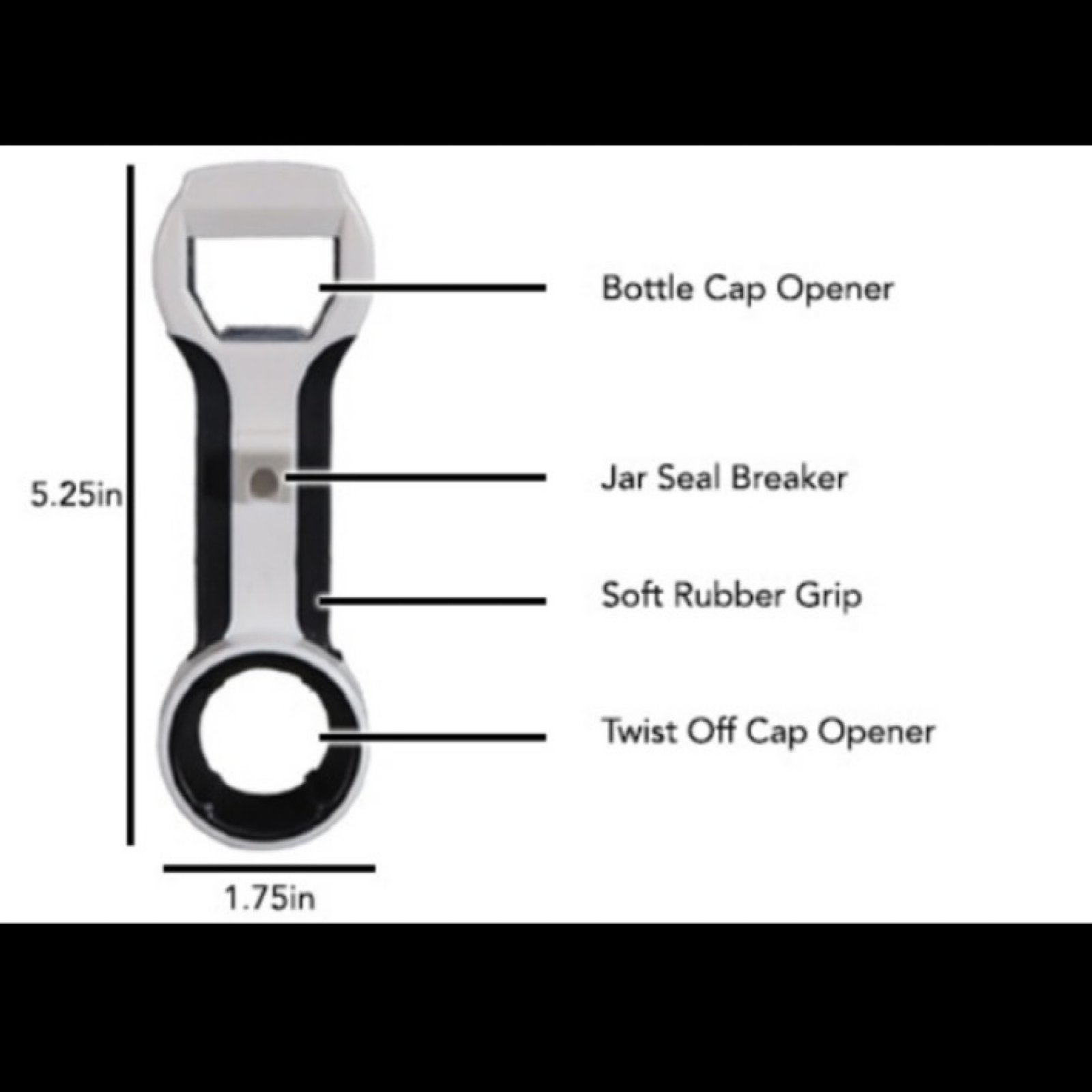 Easy OFF Opener 4-in-1 Bottle & Can Opener