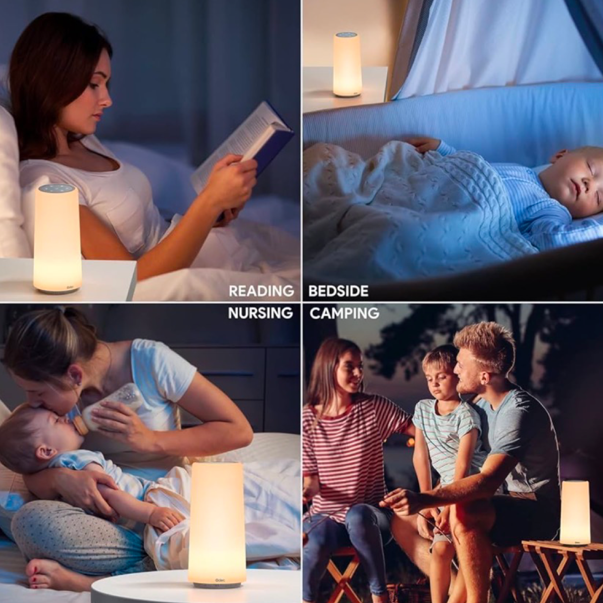 ODEC White Noise Machine & Table Lamp - 24 Soothing Sounds