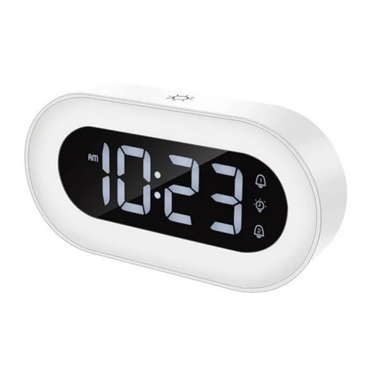 LED Music Alarm Clock w/ Night Light - 18 Melodies, USB Charging