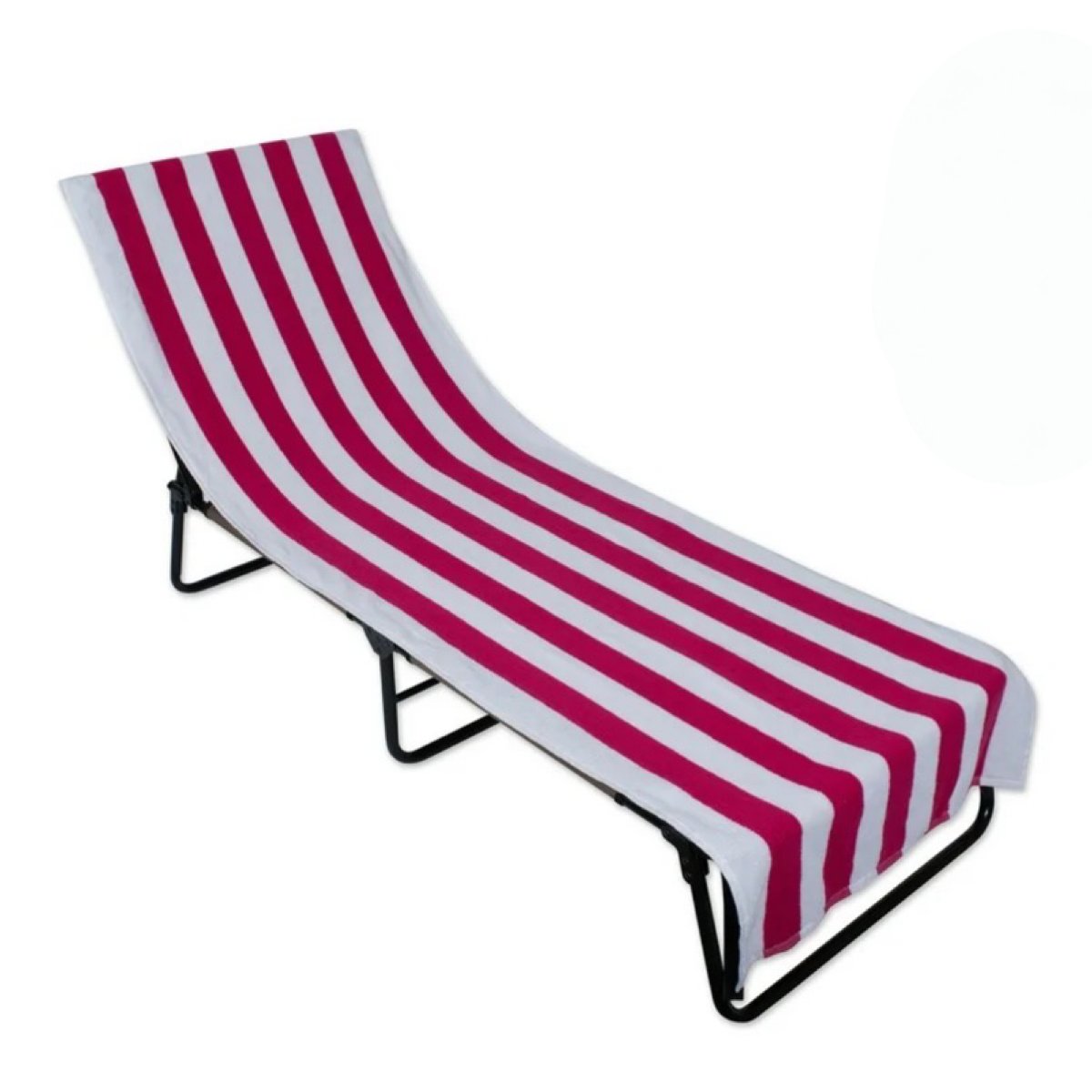 2 in 1 Beach Towel, Lounge Chair Cover 26" x 82" - 100% Cotton