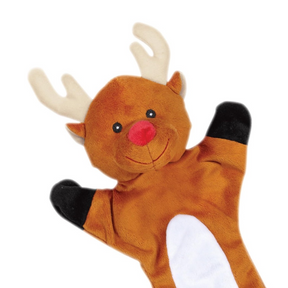 20" Zanies Unstuffies Flat Reindeer Pet Toy Plush - w/ 2 Squeakers!