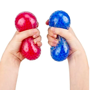 4pk KELZ KIDZ  3" Squishy Water Bead Stress Balls - Non Toxic