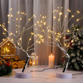 2-Pack LED Trees w/ Adjustable Branches