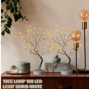 2-Pack LED Trees w/Remote and Adjustable Branches