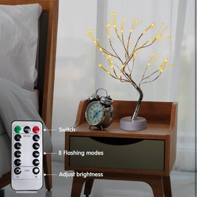 2-Pack LED Trees w/Remote and Adjustable Branches