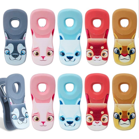 10pc Magnetic Bag Chip Clip Set w/ Strong Hold- Cute Animals