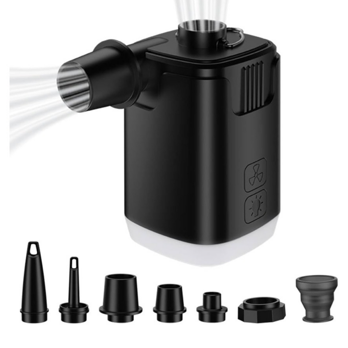 Mini Rechargable Electric Air Pump w/7 Nozzles