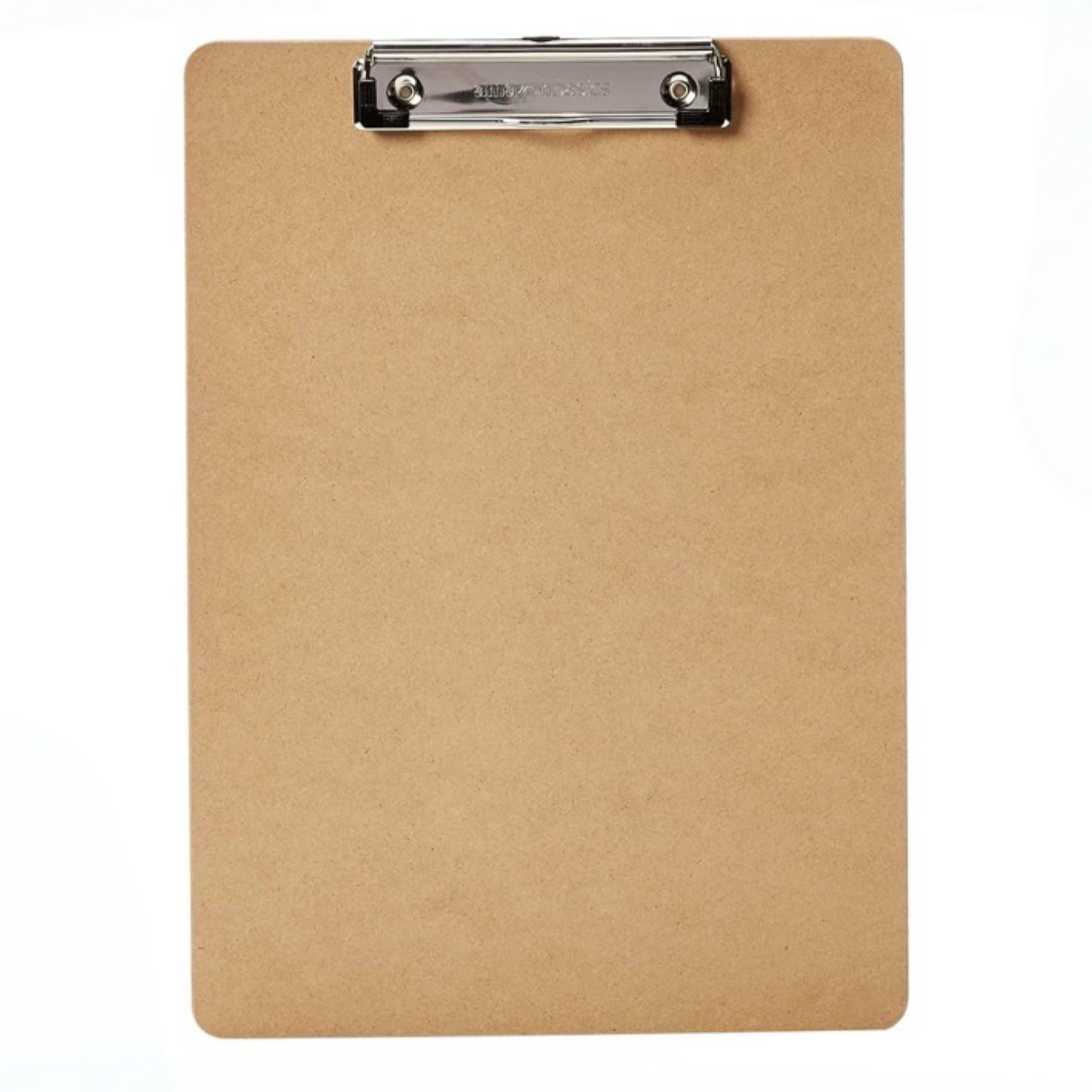Letter Sized 12.5"x 9" Recycled Wood Clipboard - Low Profile Clip For Easy Stacking!
