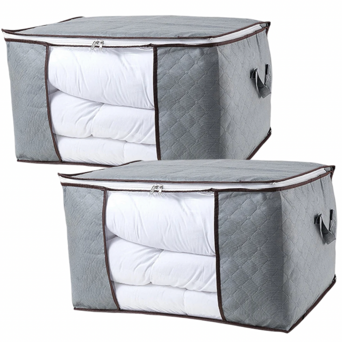 2pk 24" Large-Capacity Moisture-Proof Clothing/Bedding Storage Bags