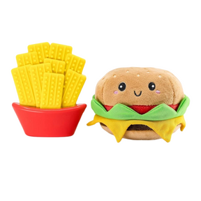 Pet Craft Dental Cleaning Plush Toys -  Chewburger and Fries