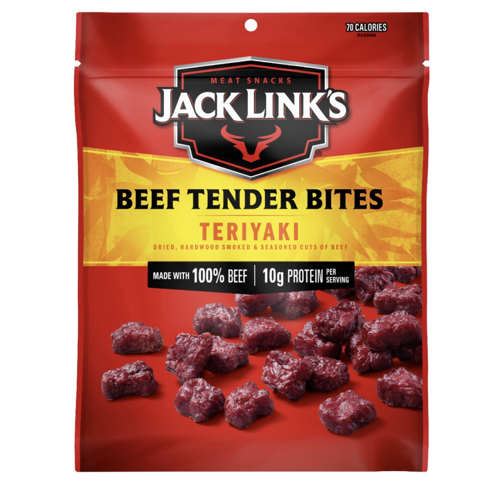 2pk 3.5oz Jack Link's Jerky Tender Bites - Beef Teriyaki & BBQ Pork