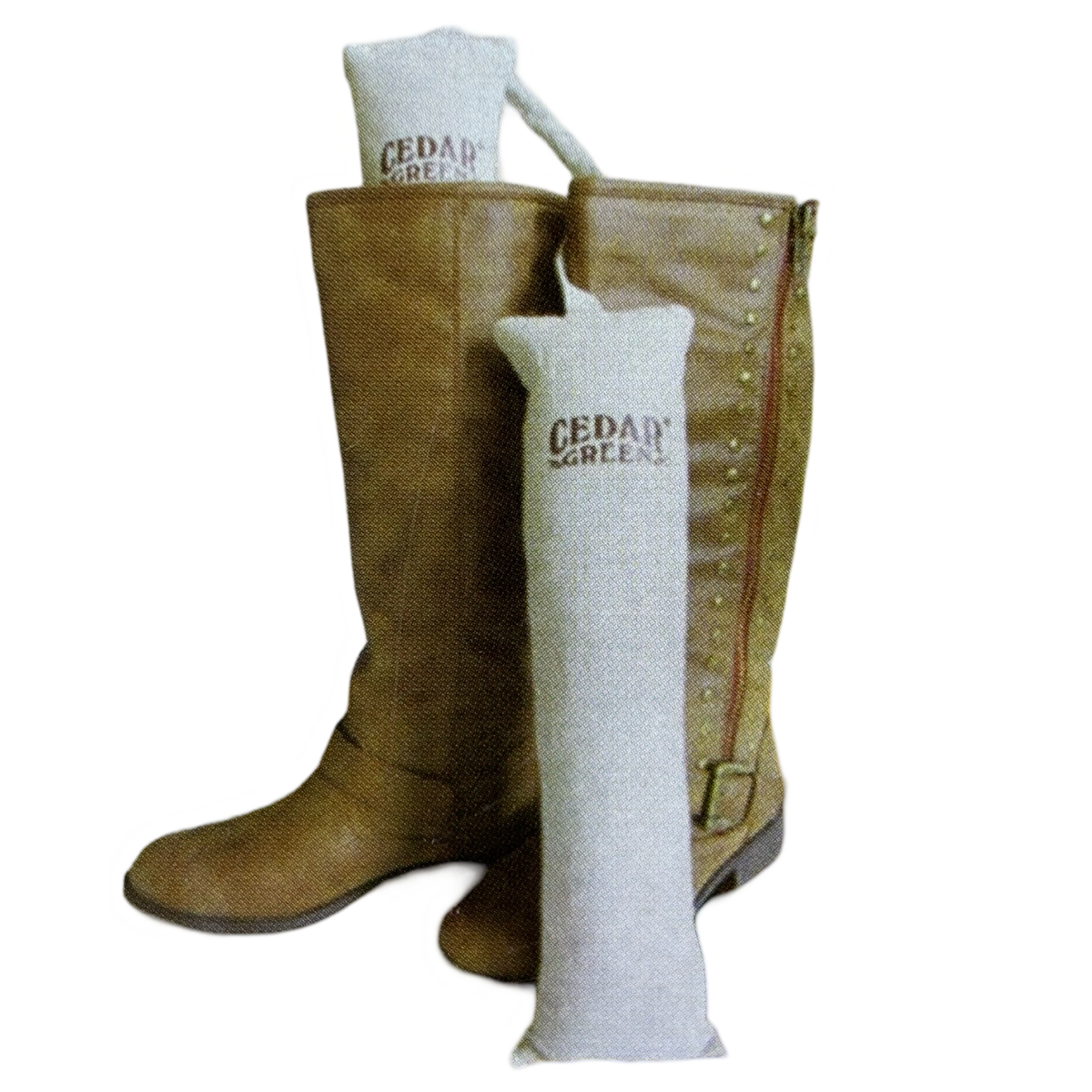 1 Pair Of 100% Natural Cedar Green Boot Shapers - Keeps Shape, Absorbs Moisture!