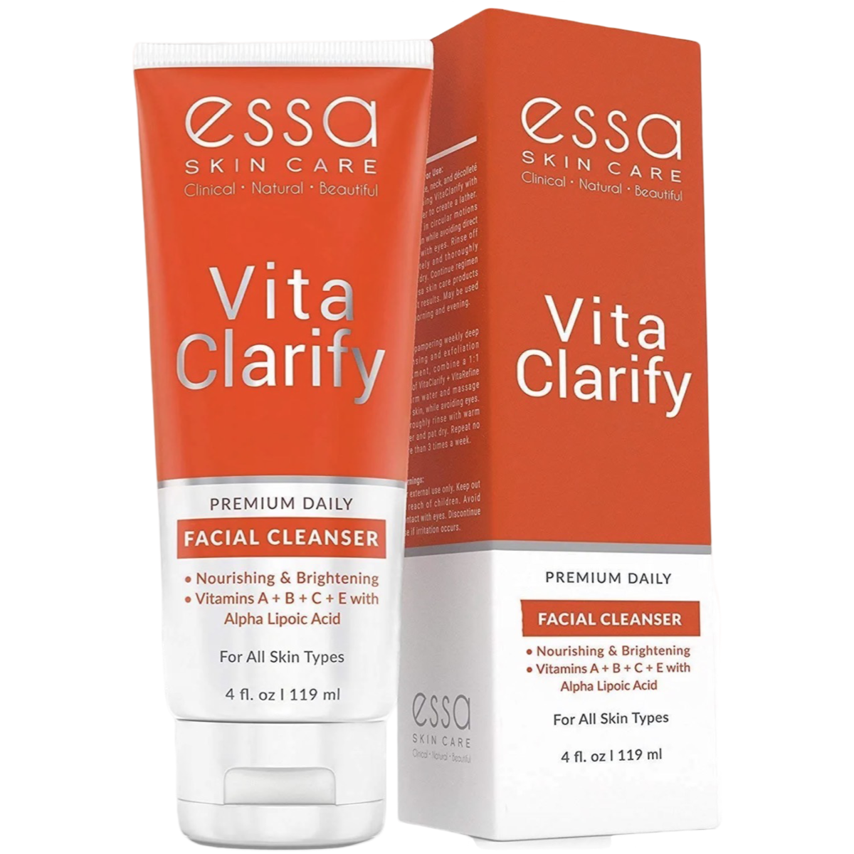 Vita Clarify 4oz Organic Facial Cleanser w/ Vitamin C