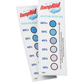 5pk DampRid Moisture Detection Strips, Single-Use Humidity Indicators