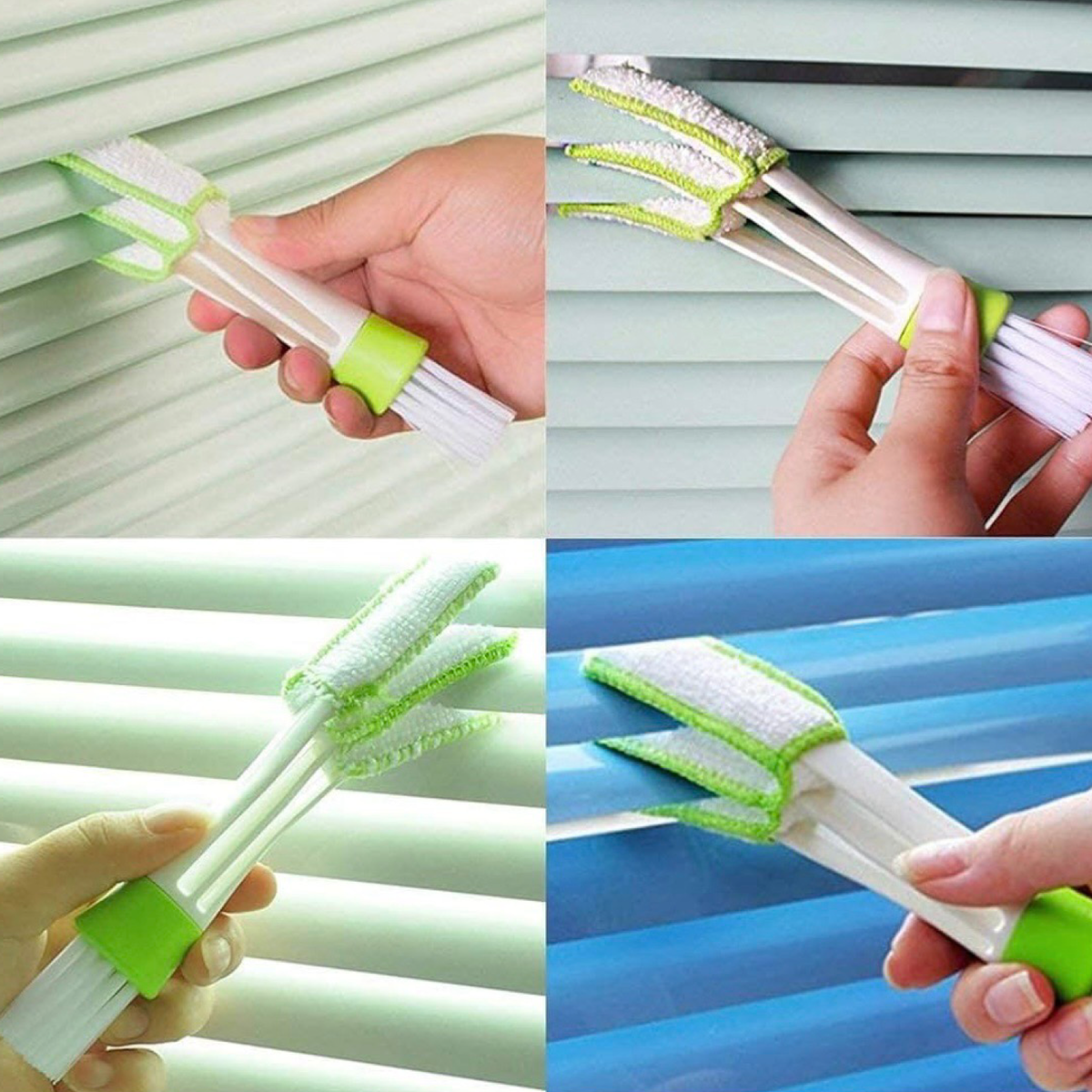 6" Double Ended Car Vent & Window Blinds Cleaner -Dust Hard To Reach Places!