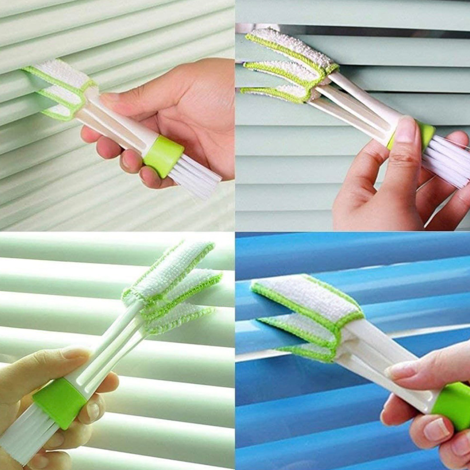 6" Double Ended Car Vent & Window Blinds Cleaner - Dust Hard To Reach Places!