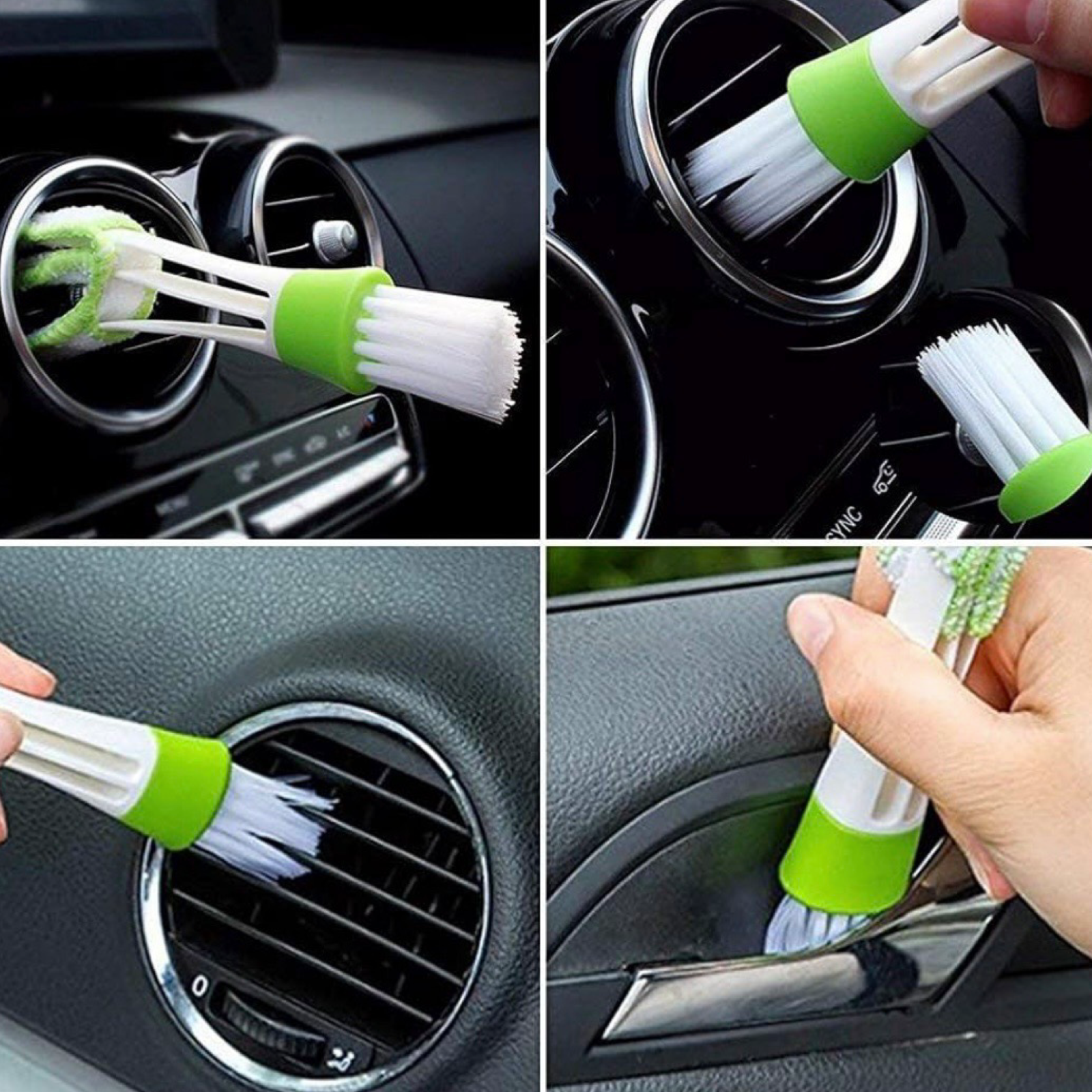 6" Double Ended Car Vent & Window Blinds Cleaner - Dust Hard To Reach Places!