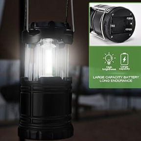 5" Mini Pop Up 3 COB Lantern, 230 LUMEN - Collapsible & Water Resistant