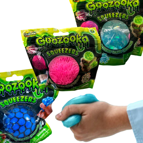 Glow In The Dark Goozooka Squeezers Squishy Ball - Sensory Toy