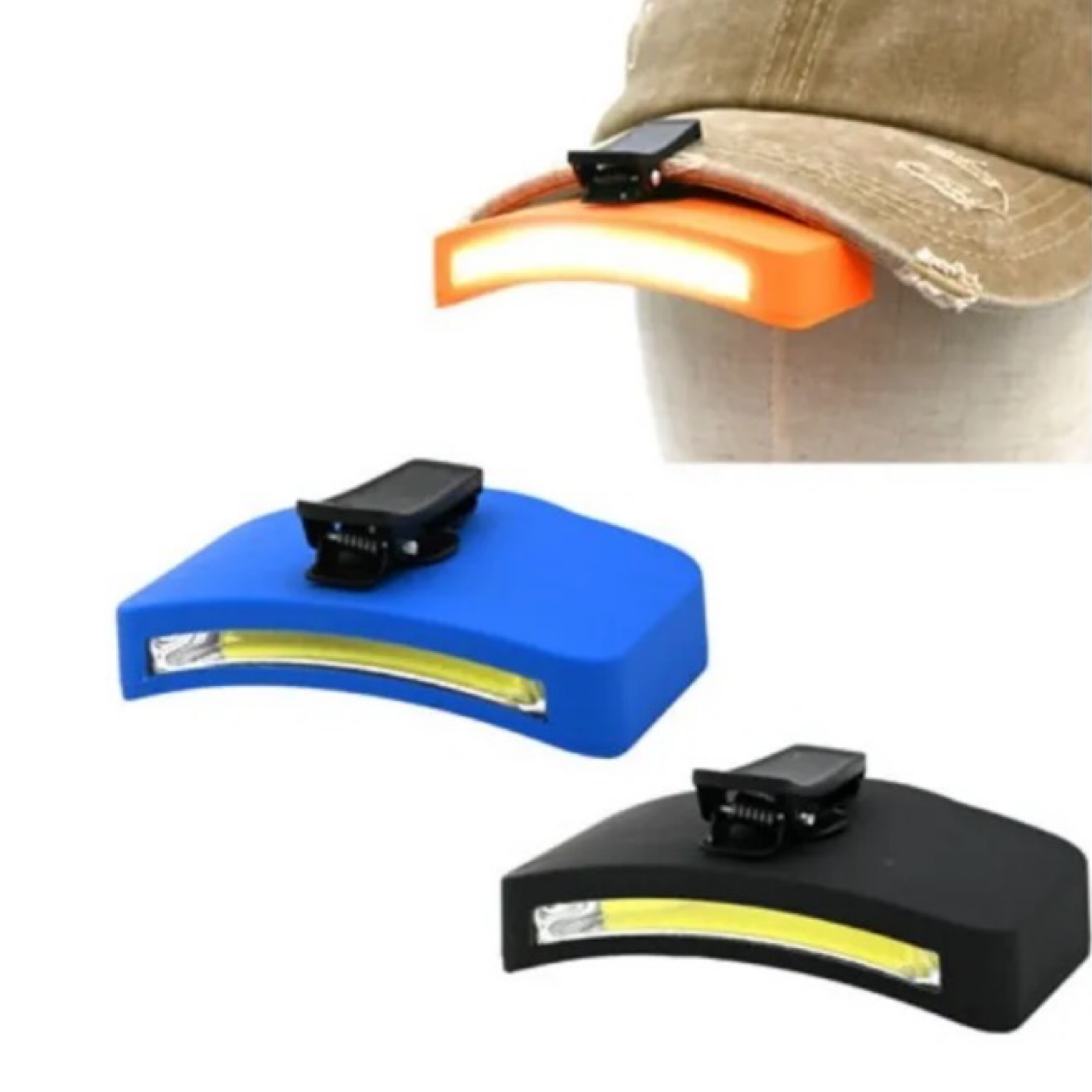 Super Bright Clip On LED Cap Light -  360° Horizontal Rotation