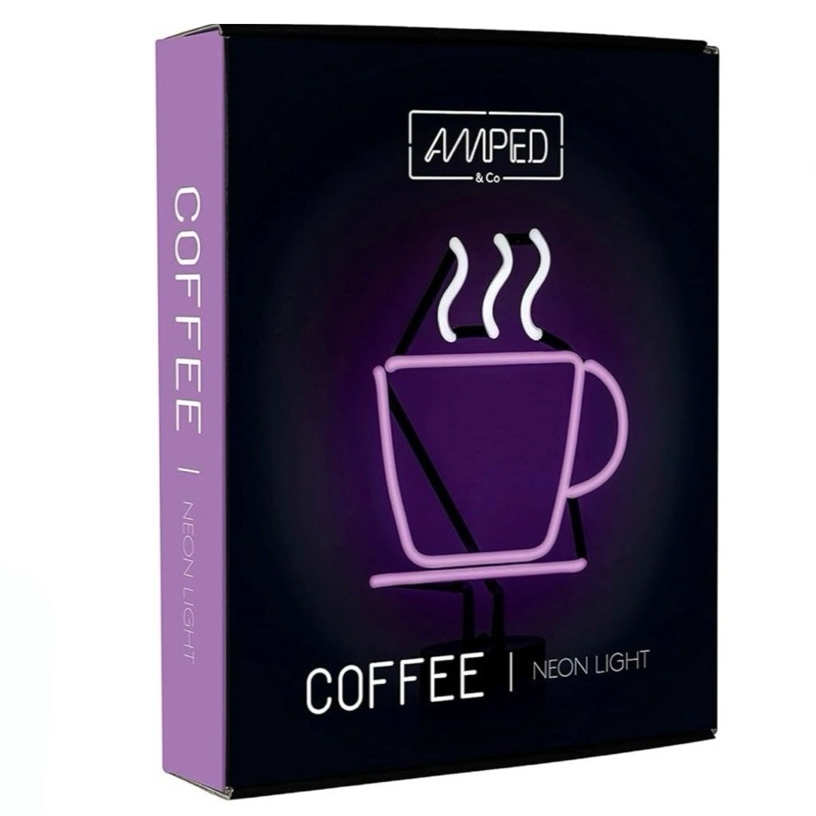 14" x 8" LED Neon Coffee Cup Light by AMPED - Great for Coffee Bars!