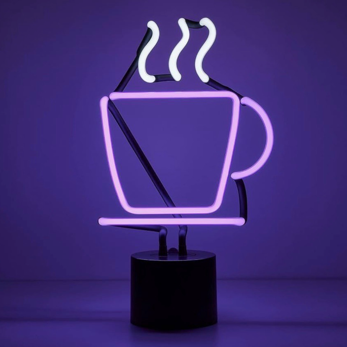 14" x 8" LED Neon Coffee Cup Light by AMPED - Great for Coffee Bars!