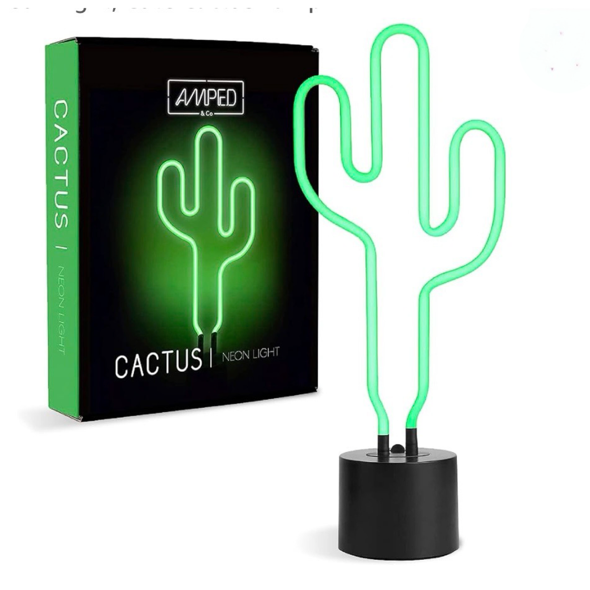 16.5" Neon LED Cactus Light - Home Decor by AMPED