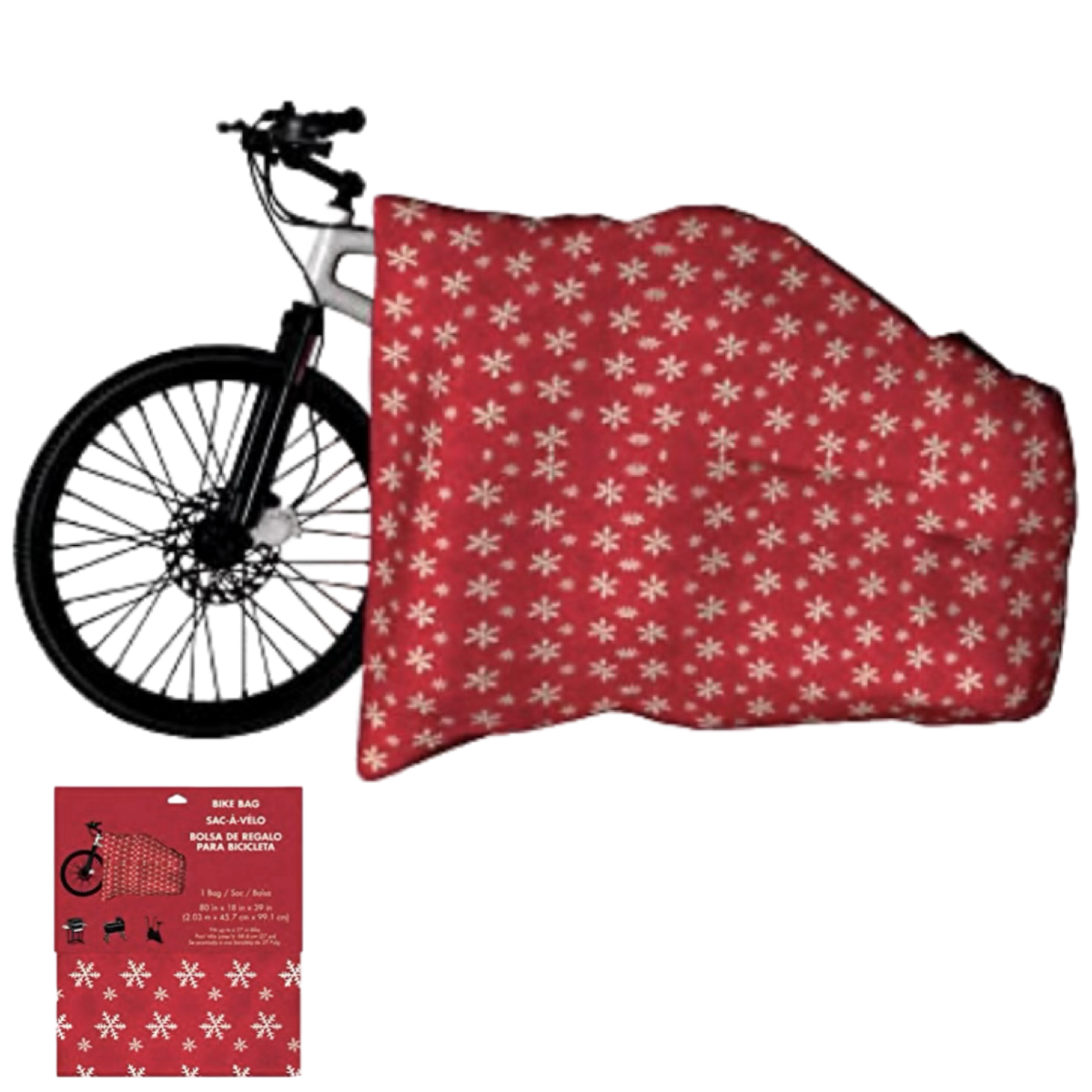 80"  Oversized Gift Bag For Bikes, Grills, Large Toys, and More!