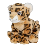 Nature Planet 9" Plush Leopard or Snow TIger - Soft and Cute!