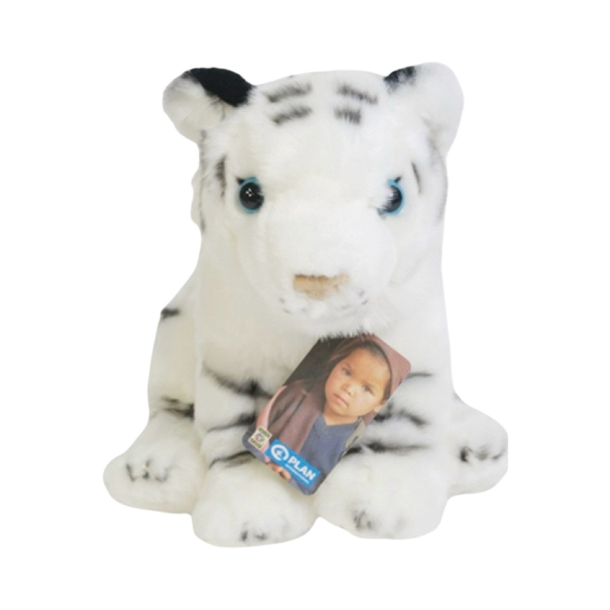 Nature Planet 9" Plush Leopard or Snow TIger - Soft and Cute!