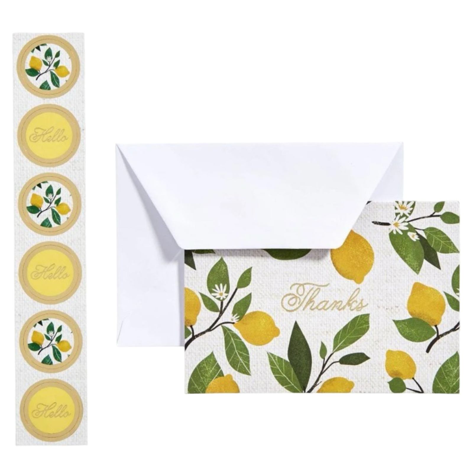 39pc Mara Mi "Lemons" Desk Set - List Pads, Thank You Cards & More