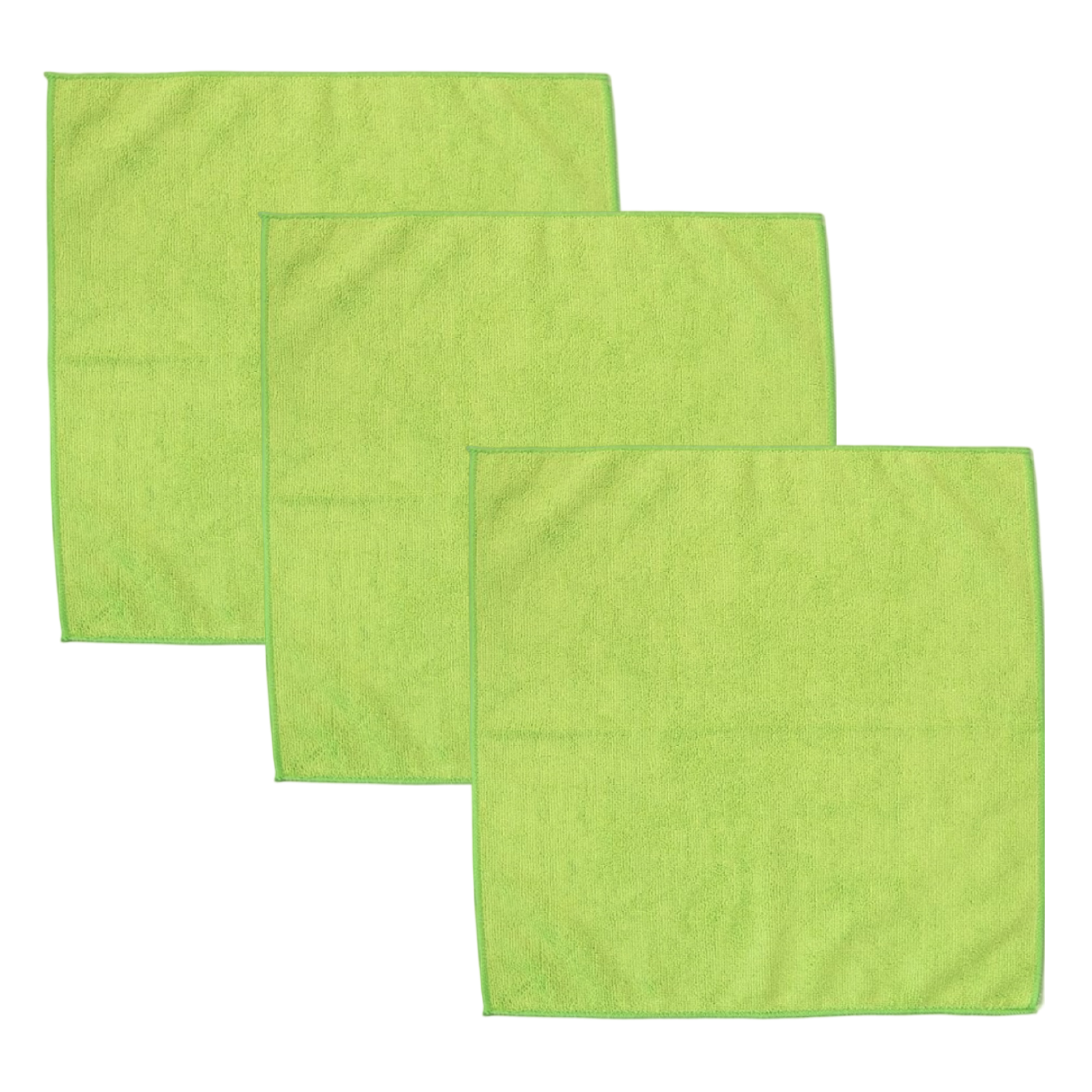 3pk 13" x 12" Microfiber Cleaning Cloths w/ Ribbed Textured Back