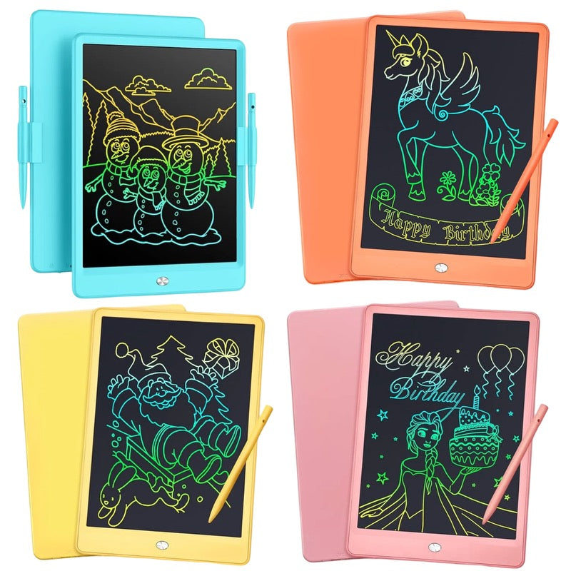 10" Colorful LCD Writing Tablet Doodle Board, Spark Your Creativity - Save Paper!