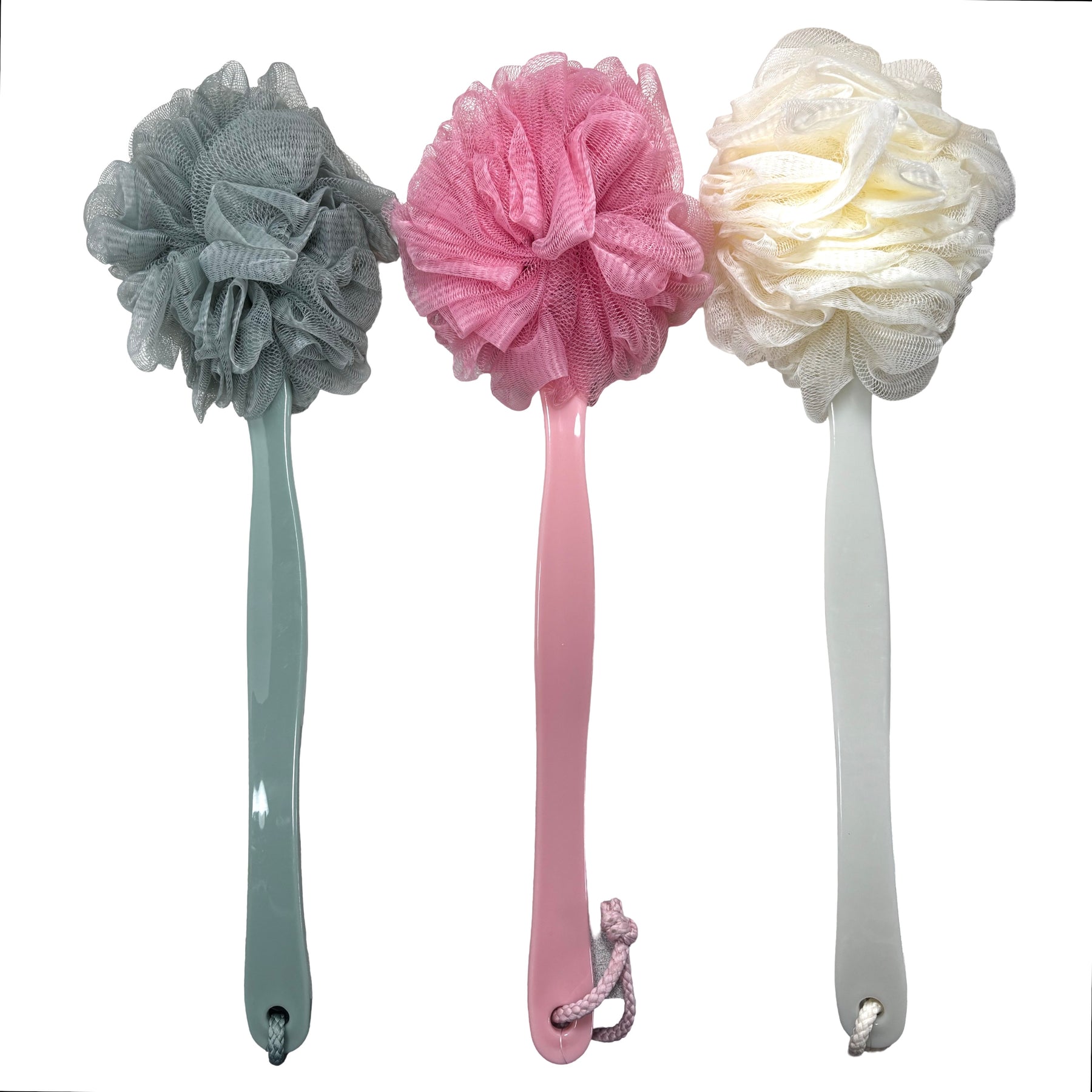 Long Handled Shower & Bath Sponge - Loofah On A Stick!