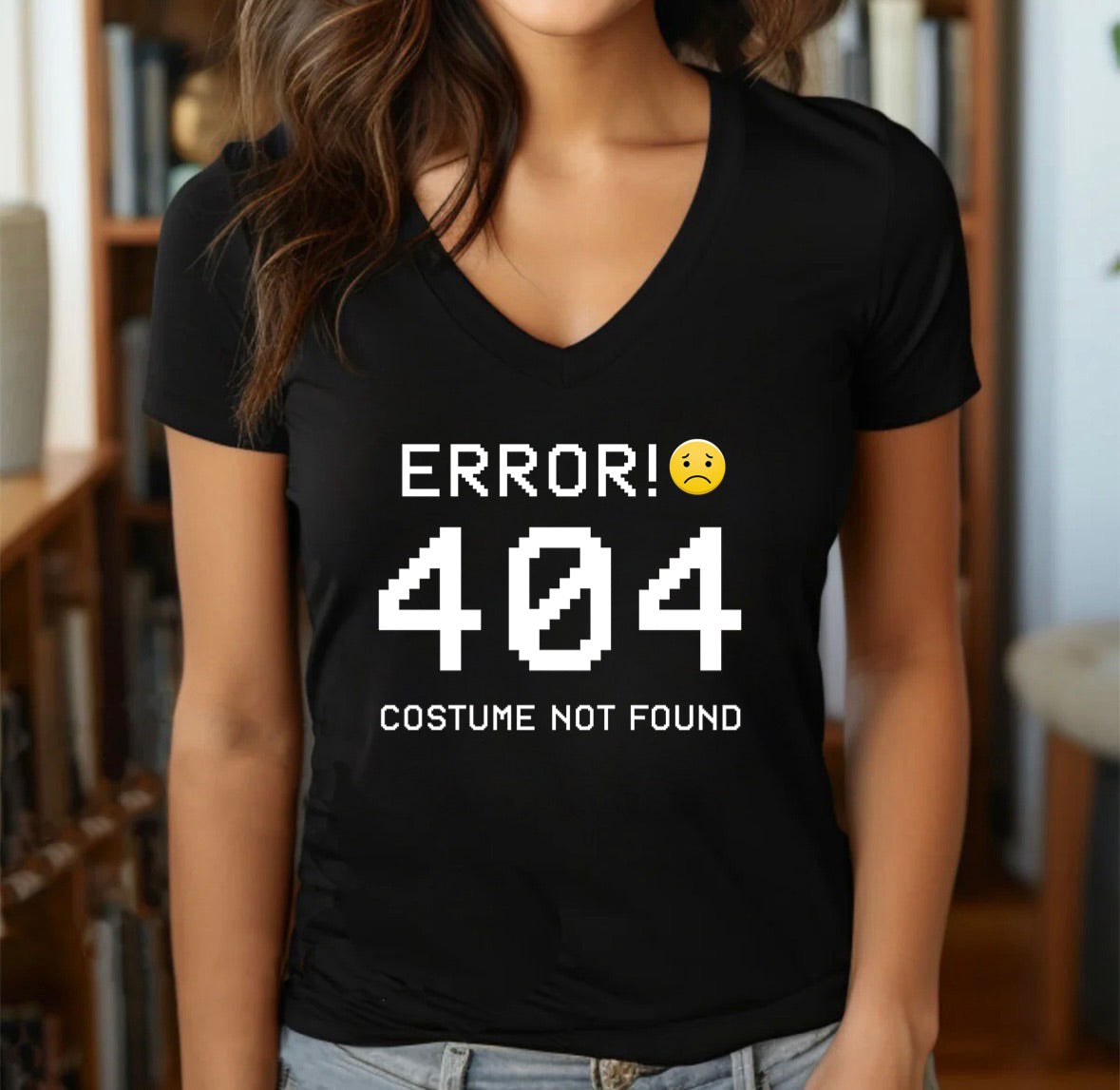 "404 Costume Not Found" Premium Midweight Ringspun Cotton T-Shirt - Mens/Womens Fits